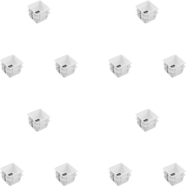 24pc Boxsweden Interlock Drawer Organiser Storage Square 8.5x5cm Assorted