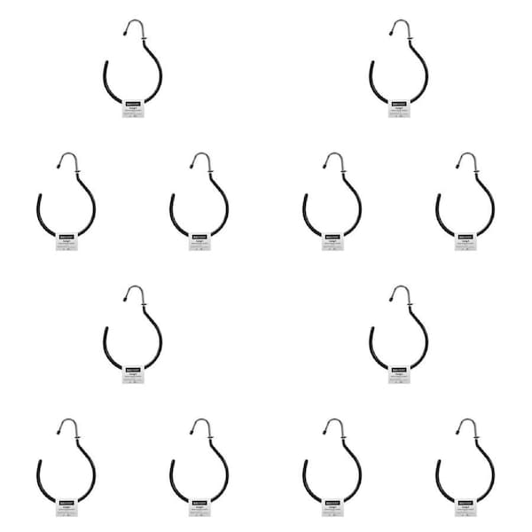 24pc Boxsweden Hangit Metal Accessory Clothes Hanger Organiser 20x13cm Black