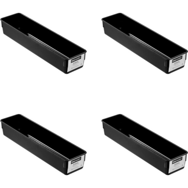 24x Boxsweden Drawer Organiser Tray Storage Container Rect 30.5x7.5cm Assort