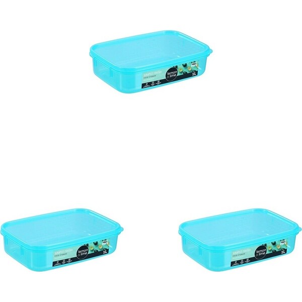 30pc Lemon & Lime 1L Simple Fresh Food Storage Reusable Container Assort