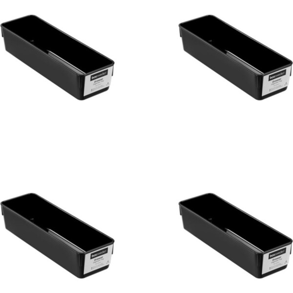 24x Boxsweden Drawer Organiser Tray Storage Container Rectangle 23x7.5cm Asst