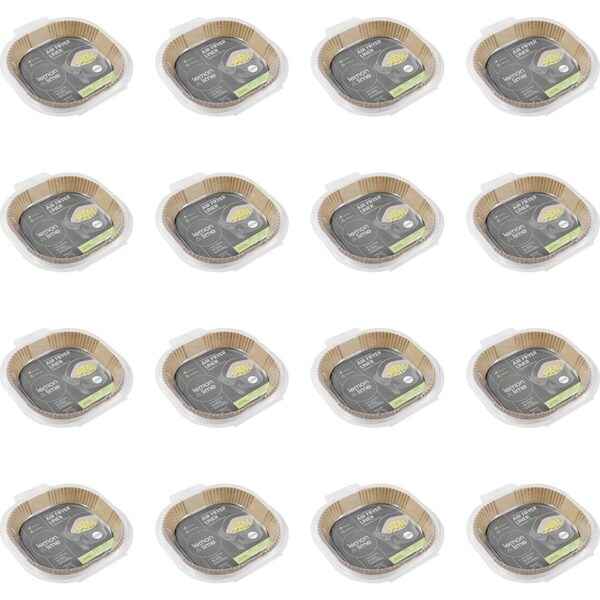 800pc Lemon & Lime Air Fryer Liner 20x4.5cm Square Parchment Baking Paper BRN