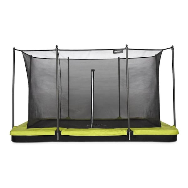 Plum Play AU 12x8ft InGround Rectangular Trampoline with Springsafe Enclosure