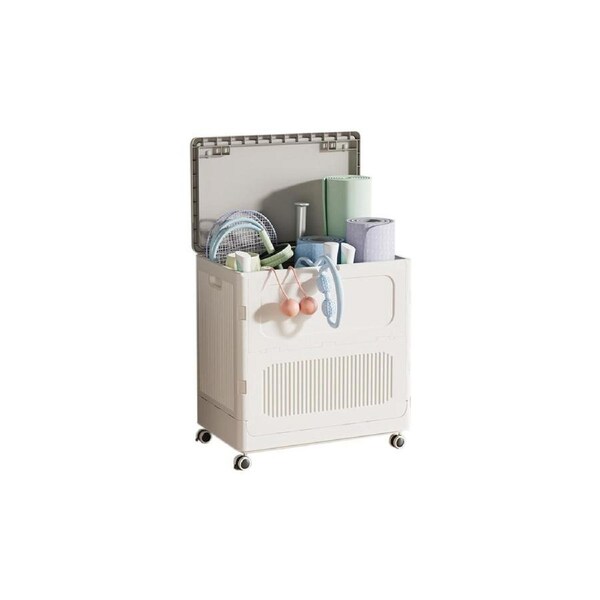 Plastic Trolley Storage Basket Clamshell Storage Box