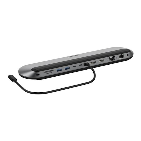 Belkin Connect USB-C 11-in-1 universal Docking Station Grey, Dual Display [INC014btSGY]