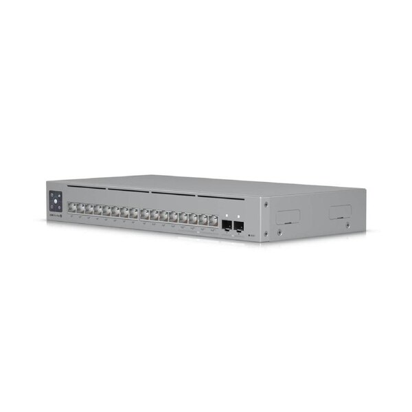 Ubiquiti UniFi Network,Pro Max 16 PoE Switch,16-port, Layer 3 Etherlighting, 2.5 GbE, PoE++ Output, Versatile Mounting Option,180W PoE, USW-Pro-Max-16-PoE