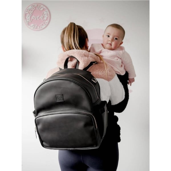 Charcoal Backpack Change Bag
