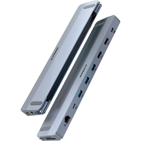 Mbeat D12 Multi-Port Dual HDMI 4K USB-C Compact Portable Docking Station