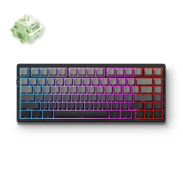 MCHOSE G75 Pro Gasket Mechanical Keyboard - Black Matcha Latte Switch [KBMCG7513]