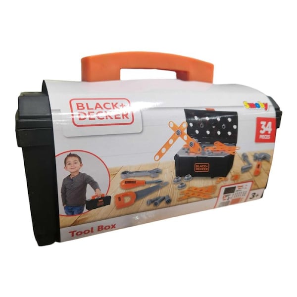 Smoby Black and Decker DIY Tools Box (34 PCS)