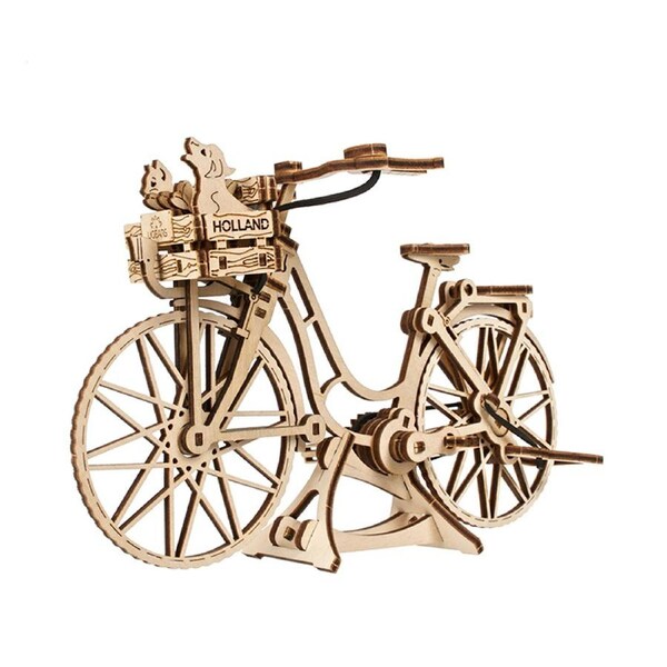Ukraine Made Ugears Dutch Bicycle Wooden 3D Puzzle Model Kit