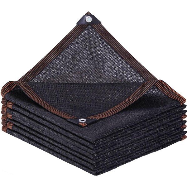 20m x 2m Fence Windscreen Privacy Screen Shade Cover Black Fabric Mesh Garden