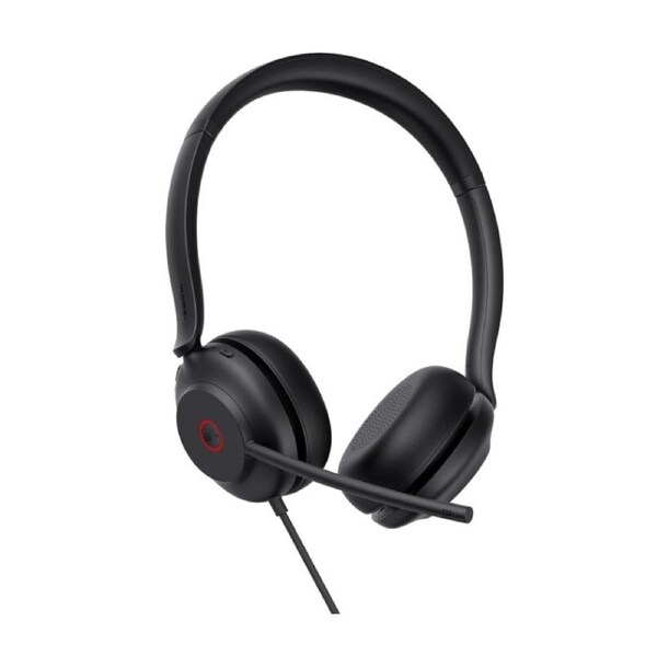 Yealink UH35 Dual Teams USB-C/A Wired Headset, Microsoft Teams & UC Certified, Dual Noise-Canceling Microphones USB-A / 35mm Speaker, Lightweight