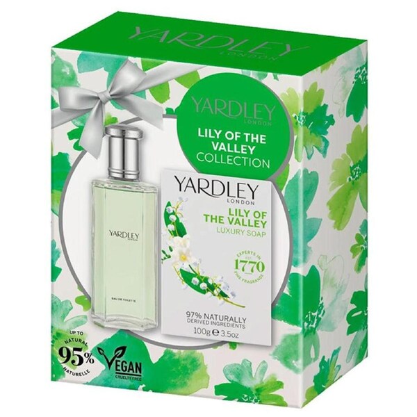 Yardley Lily Of The Valley 2 Piece Gift Set - Eau De Toilette 125ml & Soap 100g
