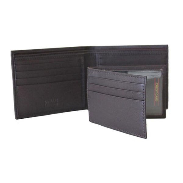 Champs Smart Leather Mens 12cm Multi Pocket Cash/RFID Wallet Holder Brown