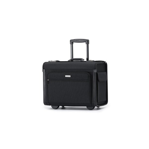 Deluxe Wheeled Business/Laptop Pilot Case Luggage Suitcase Bag 50x40cm BLK