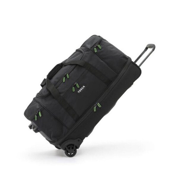 Tosca 70cm Split Comp Outdoor Travel Luggage Trolly/Wheelie Bag Black/Grey