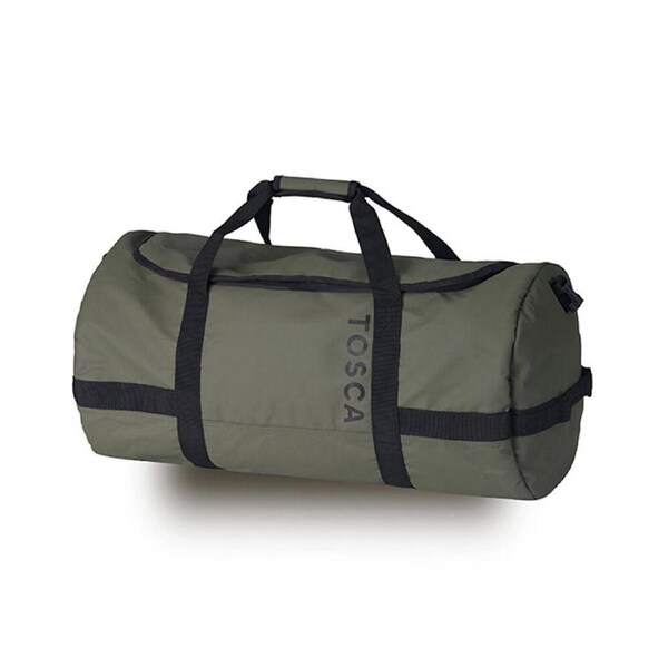 Tosca Delta Barrel Outdoor Travel Luggage Duffle Overnight Carry Bag Khaki