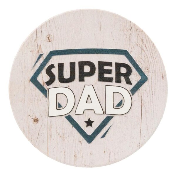 Splosh Coaster 10cm Super Dad FD2310