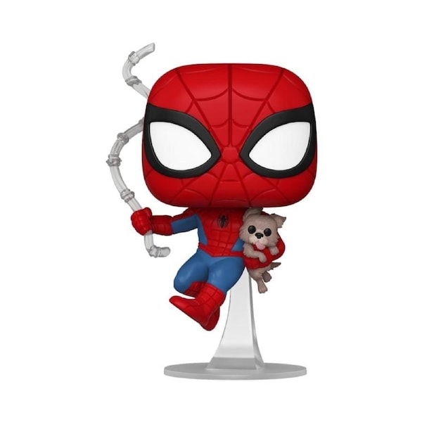 Marvel Spiderman with Sandwich the Dog Funko POP! Vinyl