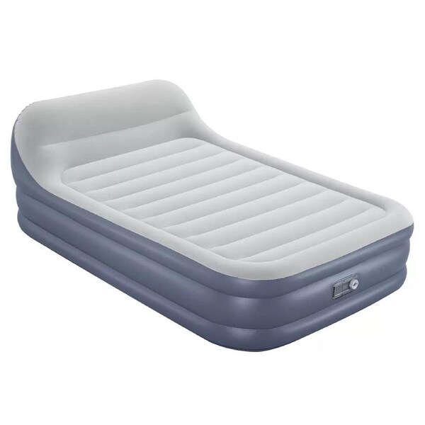 Bestway Tritech Queen Inflatable Air Bed Mattress With Pump Feat Sleekflow