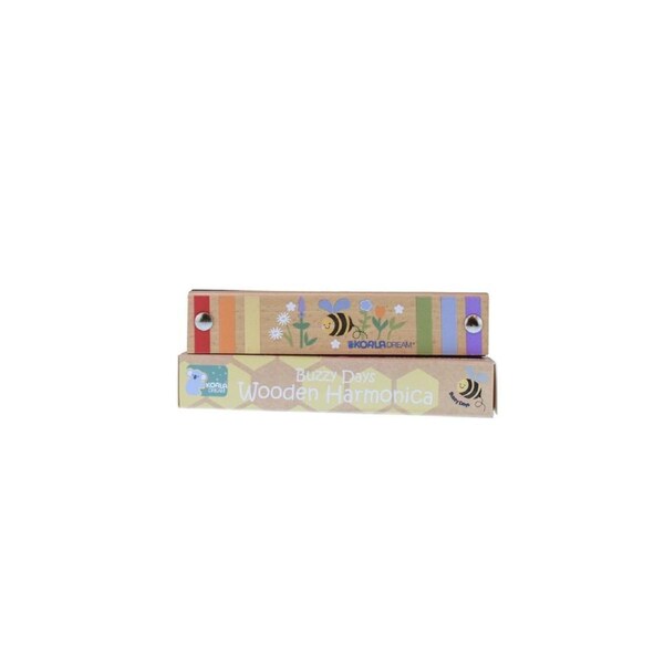 Koala Dream Buzzy Days Bee Kids/Toddler Wooden Harmonica Musical Fun Toy 3y+