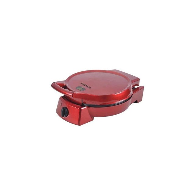 Heller Multifunction Round Non-Stick Pizza Home Maker Oven/Cooker 1800W Red
