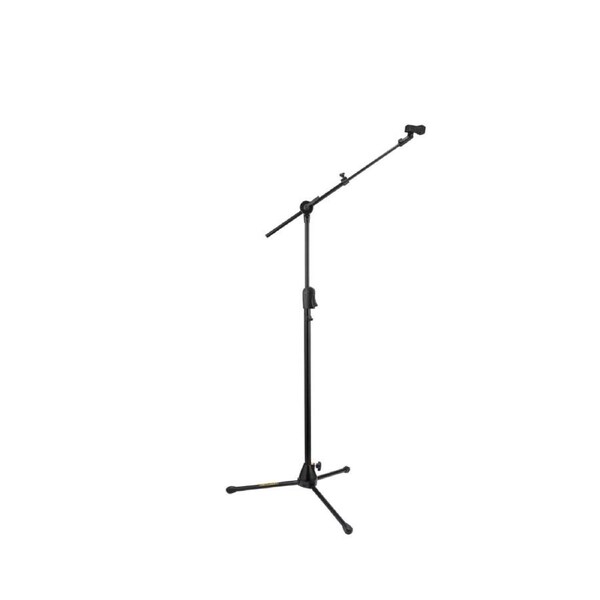 Hercules Stands EZ Clutch Tripod Microphone Stand w/ Hideaway Mic Boom Black