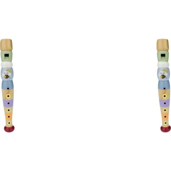 2x Koala Dream Buzzy Days Bee Kids/Child Wood Rainbow Recorder Musical Toy 3y+