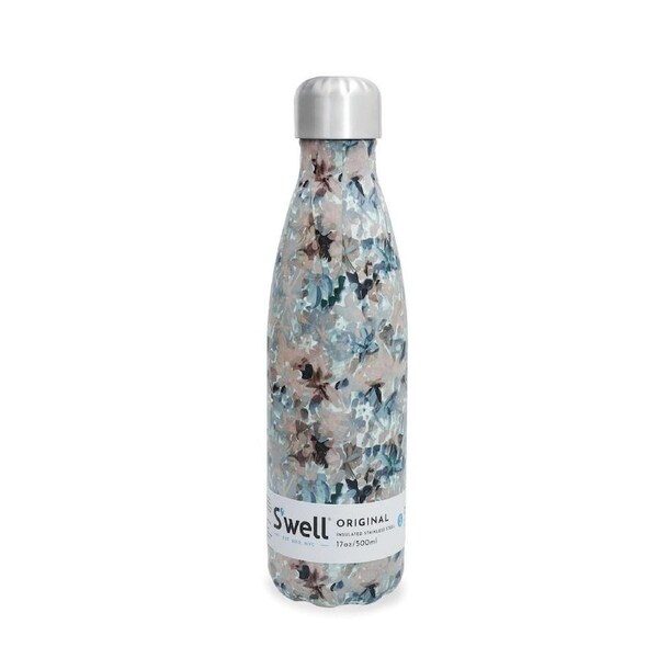S'Well Forest Bloom Insulated Water Bottle Brown 500ml