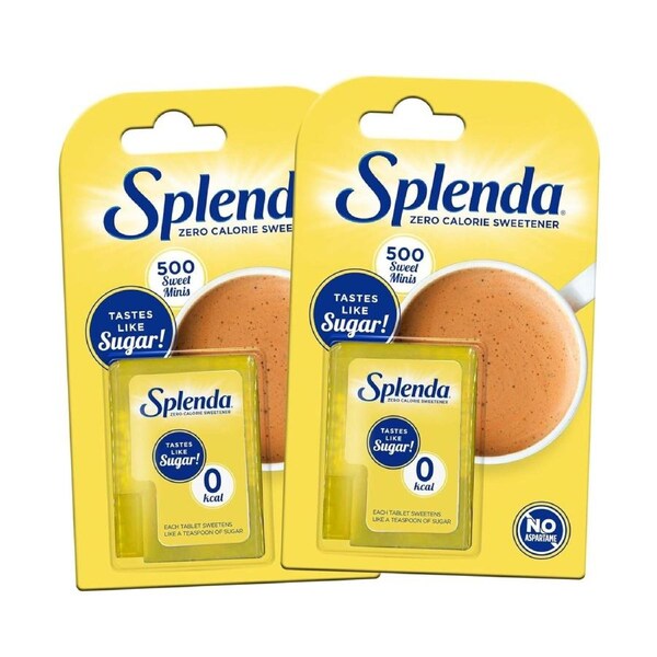Splenda No Calorie Sweetener Minis – 1000 Tablets (2×500 Count)