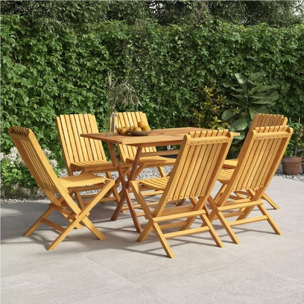 Folding Garden Chairs 6 pcs 47x47x89 cm Solid Wood Teak vidaXL
