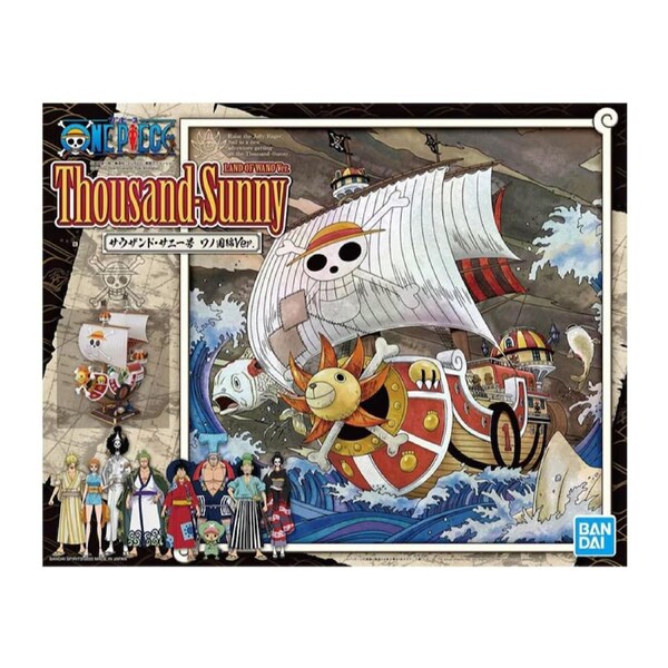 Bandai One Piece Thousand Sunny Land of Wano Version Plastic Model Kit