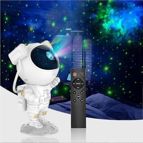 JOYBUY Astronaut Galaxy Projector Starry Sky Night Light, Astronaut Star Projector With Nebula, Timer And Remote Control, Starry Lamp For Bedroom And Ceiling