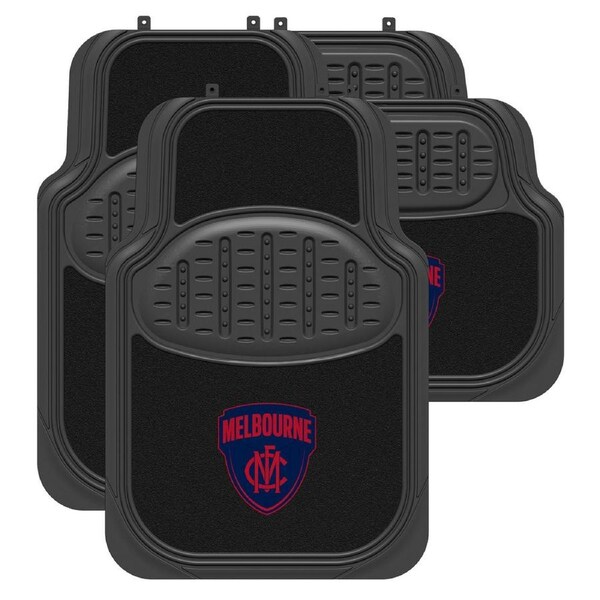 Sperling MELBOURNE DEMONS Official AFL Carpet Rubber Car Mats