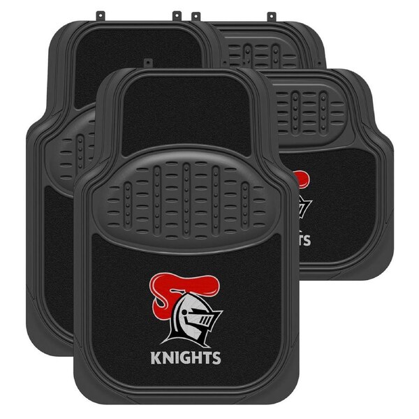 Sperling NEWCASTLE KNIGHTS Official NRL Carpet Rubber Car Mats