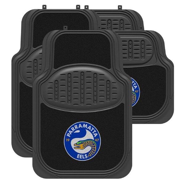 Sperling PARRAMATTA EELS Official NRL Carpet Rubber Car Mats