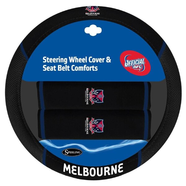 Sperling *Collectors Edition* MELBOURNE DEMONS Official AFL Steering Wheel Cover