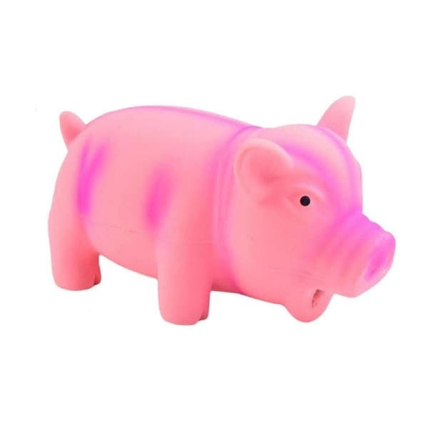 Bite Resistant Latex Pig Dog Toy Sounding Pet Chew Toy for Teething Puppies