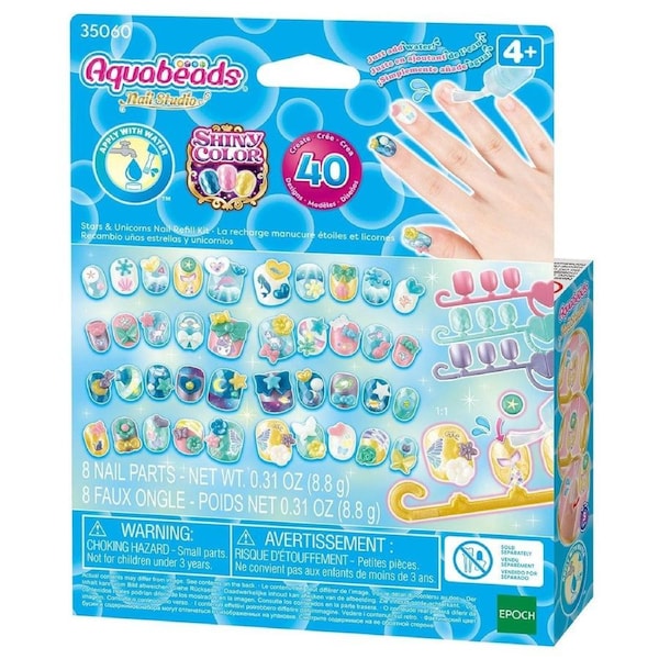 Aquabeads - Nail Refill Kit - Unicorns