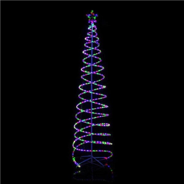 Double Spiral Tree 2.1m Multicolour