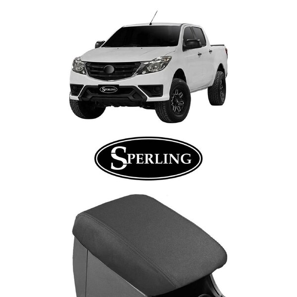 For Mazda BT50 2011-2020 Sperling Custom Charcoal Canvas Car Centre Console Cover Armrest Protector 2011 2012 2013 2014 2015 2016 2017 2018 2019 2020