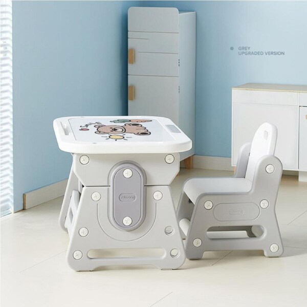 Children's Study Table And Chair Set Liftable Writing Table/Kids Study Desk Set