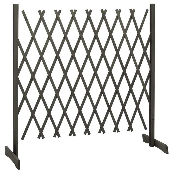 Wooden Trellis Fence Panel Extendable Free Standing Garden Patio Barrier 180cm