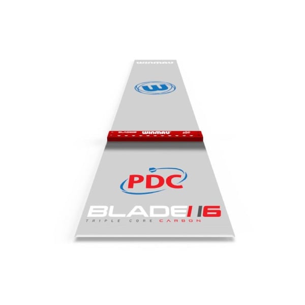 WINMAU Darts Clearzone PVC Dart Board Mat with Integrated Oche