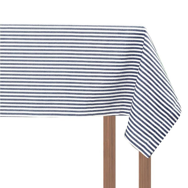 Maison Navy French Cotton Tablecloth 150cmx150cm