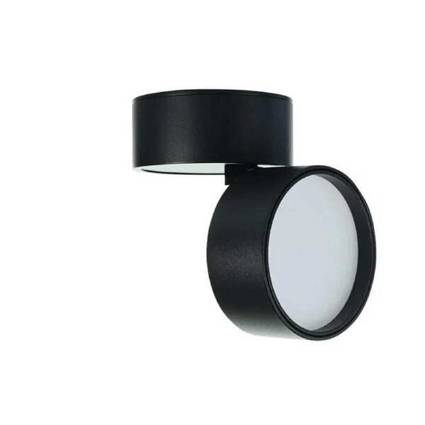 Mercator MD666B-TRI - Diaz 12W Tri-Colour Surface Mount Downlight - Black