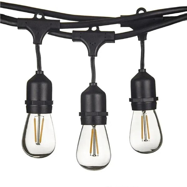 Vibe Lighting VBLFEST-10M-2700K - Festoon Lights Warm White 20W IP44 - 10M