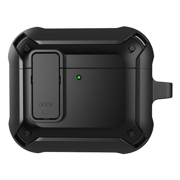 For AirPods 4 Bumblebee Bluetooth Earphone Silicone Protective Case, Black
