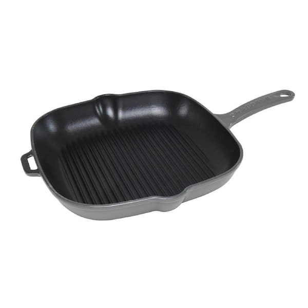Chasseur Square Grill 25cm - Cast Iron - Caviar